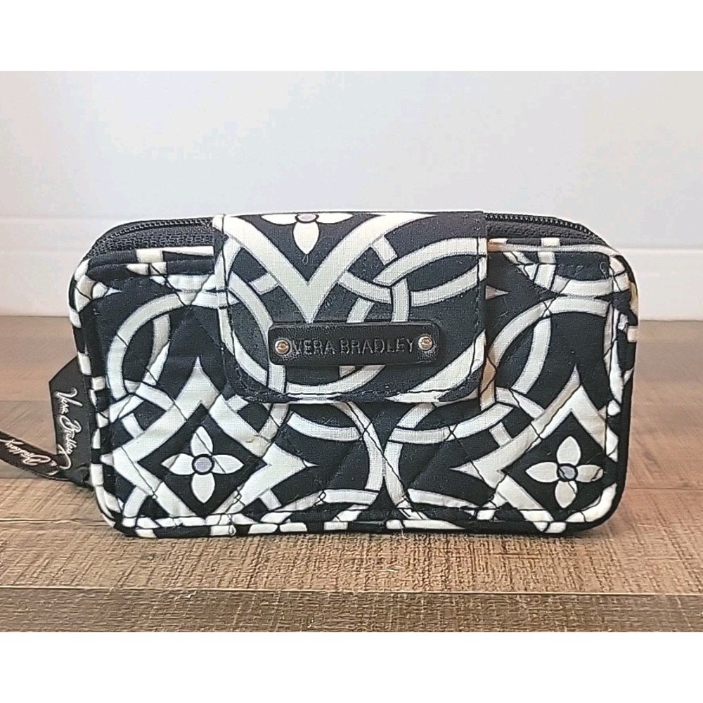 Vera Bradley Zip Around Wallet Clutch Small Purse Concerto Pattern No Strap